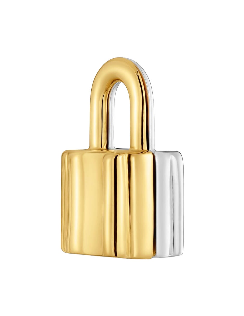 Dije de candado Tous Tous Unlock de plata P 925 con acabado baño de oro